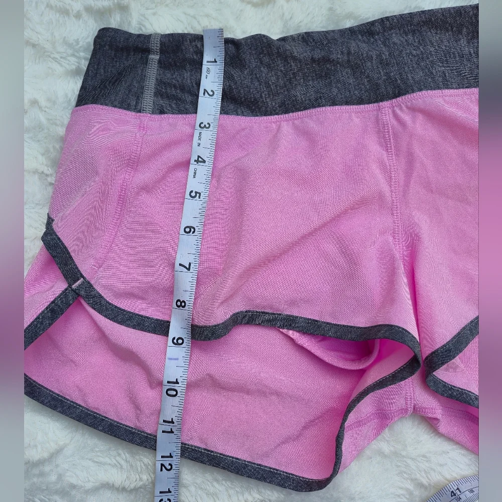 lululemon athletica Pink and Gray‎ Women's Athletic Shorts